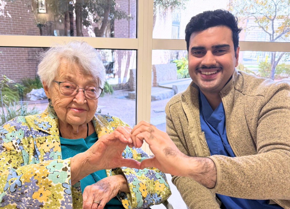 Dr. Khan and Julie Styrk