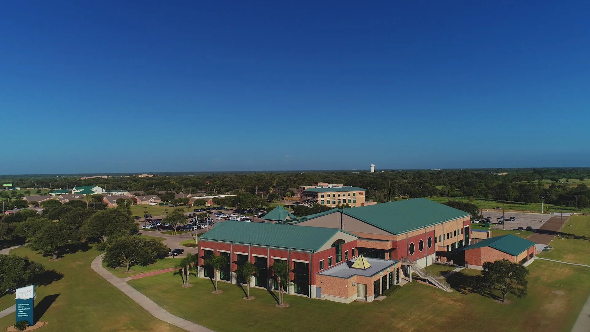 Aerial view of the Citizens HealthPlex facility