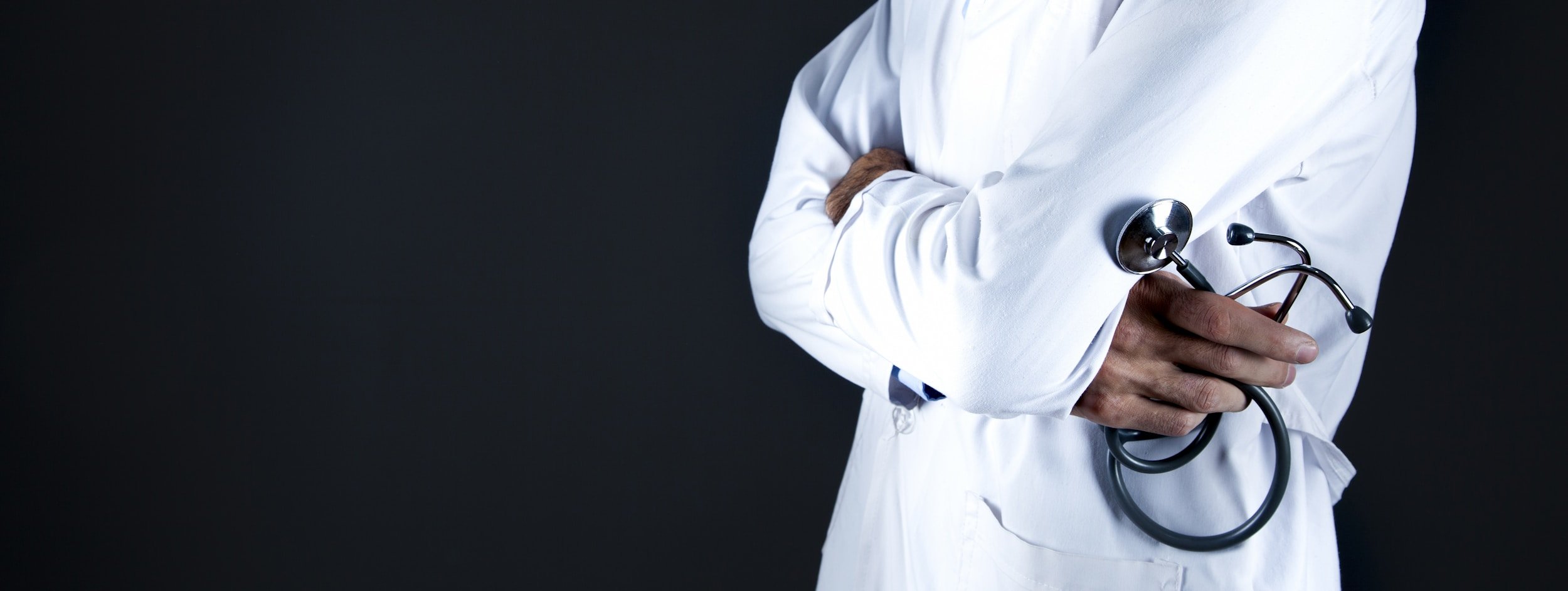 Doctor holding a stethoscope