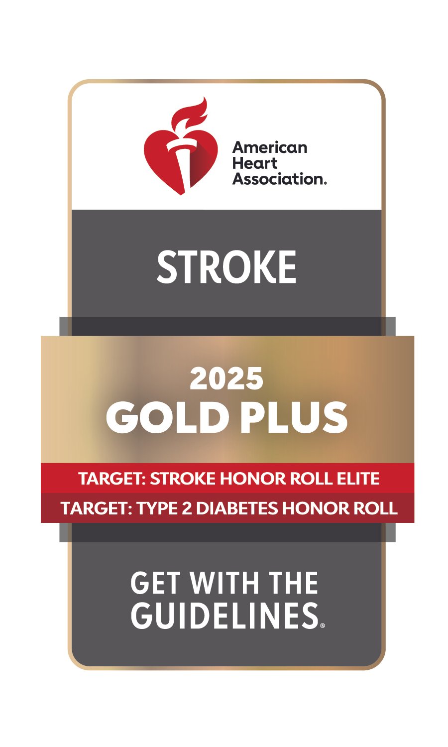 Stroke gold plus award